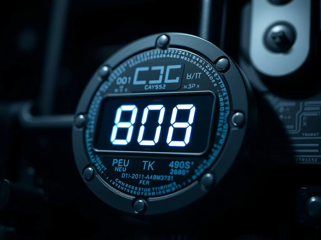 A close up of a digital hardware security token showing a 6